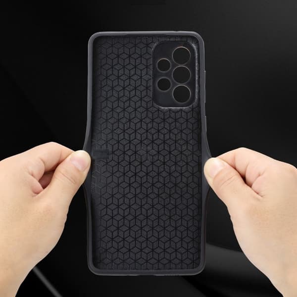 AZNS Samsung Galaxy A33 5G Plånboksfodral Konstläder - Svart