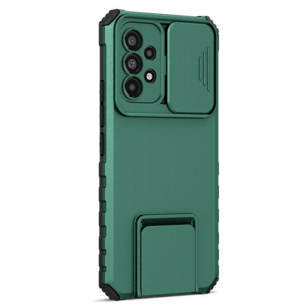 Galaxy A53 5G Cover Kickstand Kamerabeskyttelse Slide - Grøn