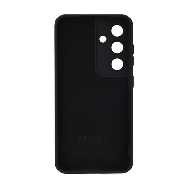Onsala telefonetui til Galaxy S25 Silikone Feeling Genanvendt - Sort Black