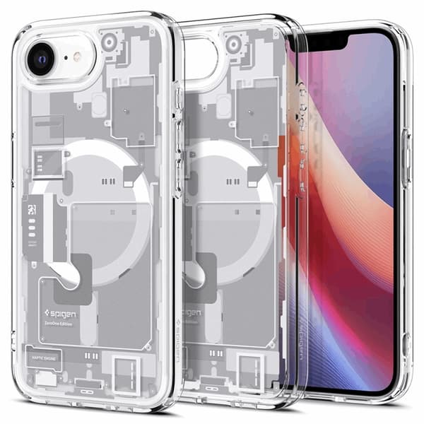 Spigen Mobilskal till iPhone 16e Magsafe Ultra Hybrid - Zero One Vit Vit
