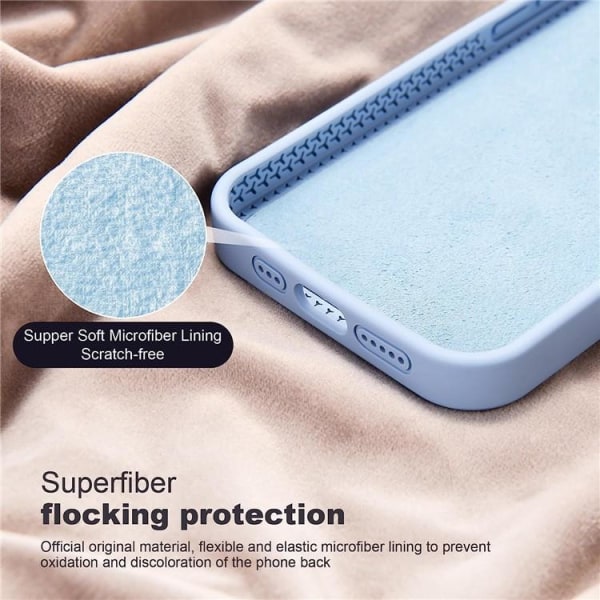 iPhone 13 Pro Max Mobilcover Magsafe Liquid Silicone - Lyseblå