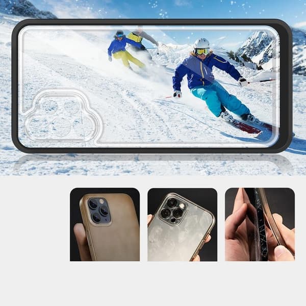 Galaxy A32 5G Skal Clear 3in1 - Sort Black