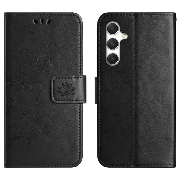 Plånboksfodral för Samsung Galaxy S26 Plus Ställ Konstläder - Svart