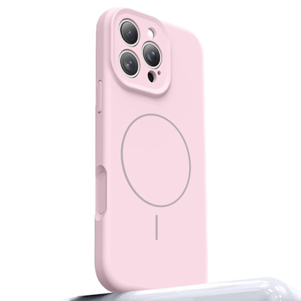 Mobilskal till iPhone 16 Pro Magafe med Camera Touch Control - Rosa Rosa