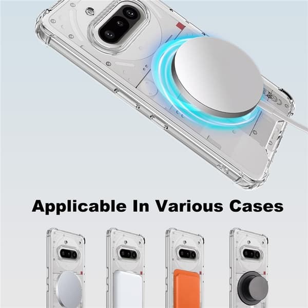 Imak Mobilskal till Nothing Phone (3a) MagSafe Shockproof - Clear Transparent