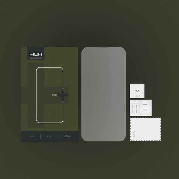 Hofi iPhone 14 Pro Härdat glas Skärmskydd Pro Plus - Clear Transparent