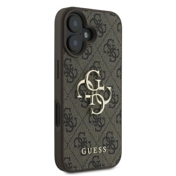 Guess Mobilskal till iPhone 16 4G Big Logo - Brun Brun