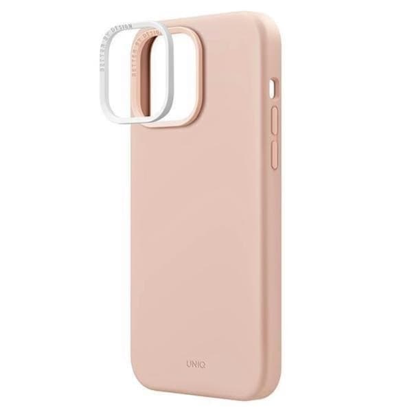 Uniq iPhone 14 Pro Max Mobiltelefon Lino - Lyserød Rosa
