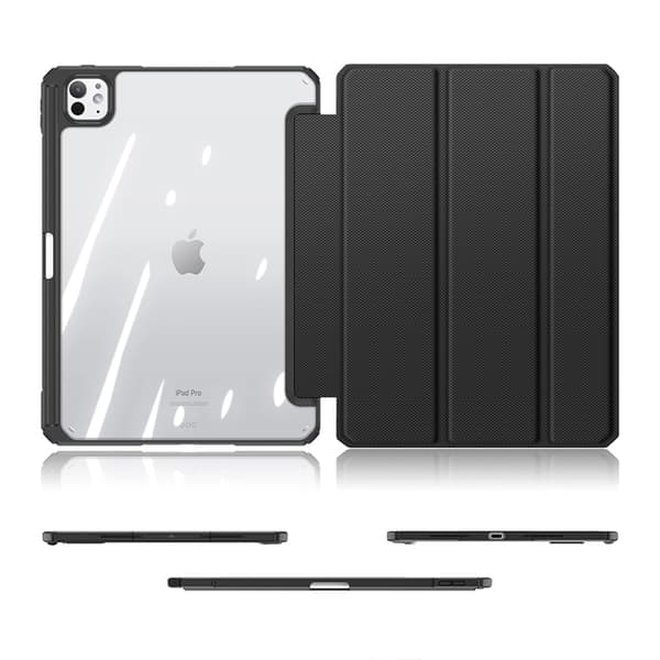 Dux Ducis iPad Pro 11" (2024) Etui Toby med Klap - Sort Black