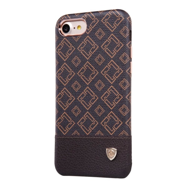 NILLKIN Oger Lattice -kuori Apple iPhone 7/8/SE 2020 - Ruskea Brown