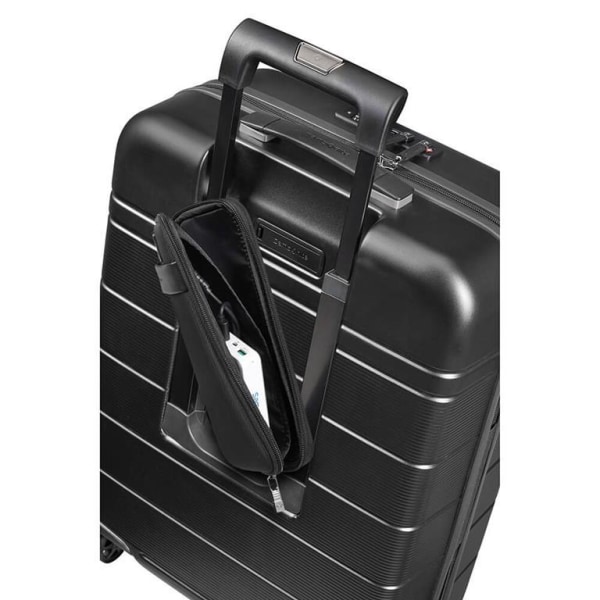 Samsonite Suitcase Spinner Slide Out Pouch 55cm - musta