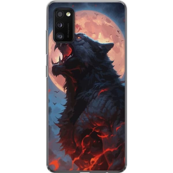 Mobilskal till Samsung Galaxy A41 med Ylande varg