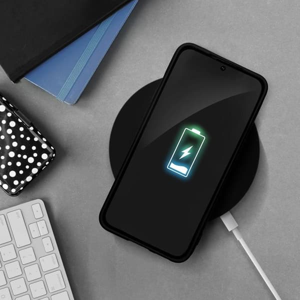 Mobilskal till Galaxy A36 5G Silikon - Svart Black