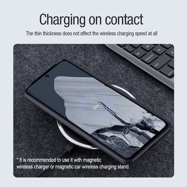 NILLKIN Frosted Shield Pro Mobilskal för Google Pixel 8 Pro - Svart