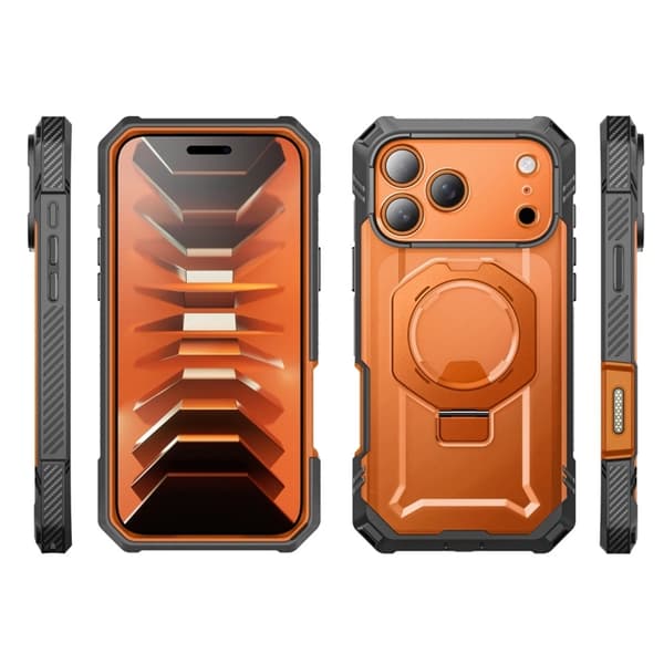 SupCase Mobilskal för iPhone 18 Pro Max/17 Pro Max Magsafe Grip Pro - Coral