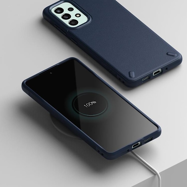 Ringke Onyx Holdbart Etui Galaxy A73 - Navy Blå Blå