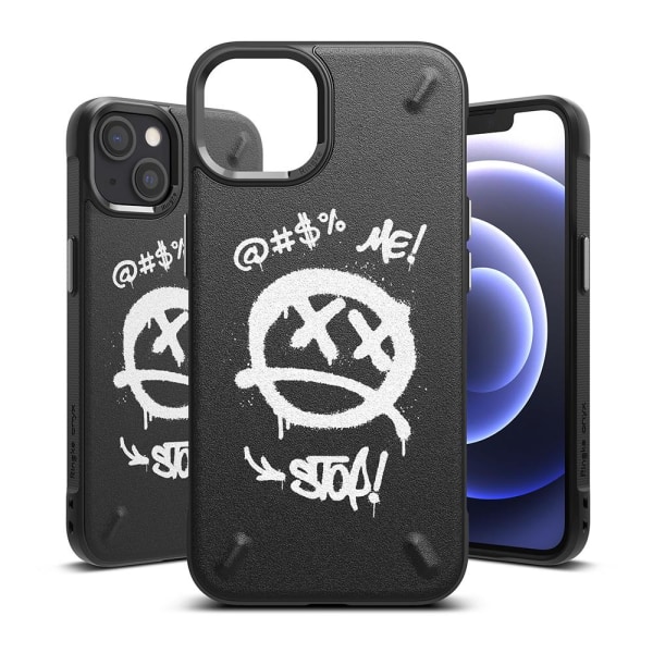 Ringke Onyx Graffiti Skal iPhone 13 Mini - Svart Svart