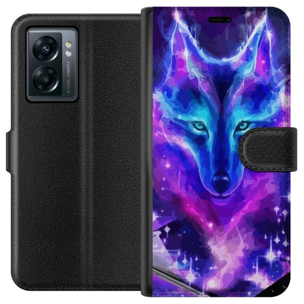 Plånboksfodral till OnePlus Nord N300 med Neon Varg
