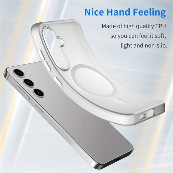 Mobilskal till Galaxy S25 Plus/S24 Plus MagSafe Frost - Vit Vit