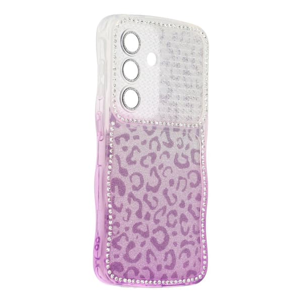 Mobilskal för Samsung Galaxy S26 TPU med rhinestones - Gradient Lila
