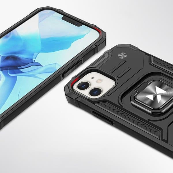 Wozinsky iPhone 14 Plus Skal Ring Armor - Sort Svart