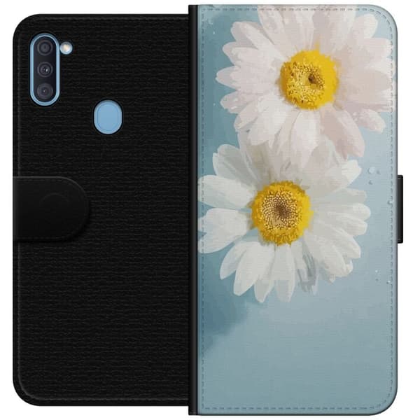 Plånboksfodral till Samsung Galaxy A11 med Sommarblommor