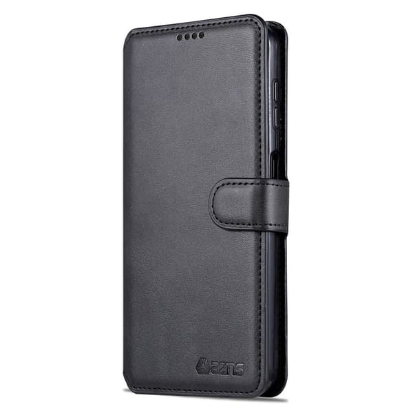 AZNS Samsung Galaxy A14 5G Plånboksfodral Konstläder - Svart