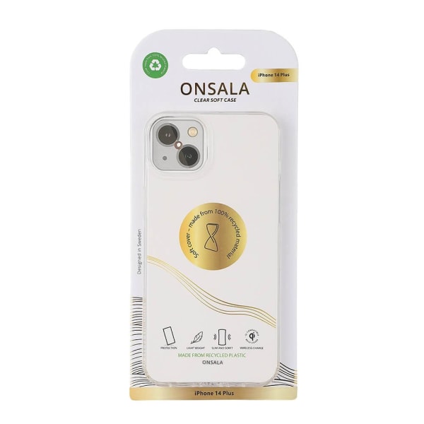 ONSALA iPhone 14 Plus Cover TPU - Gennemsigtig