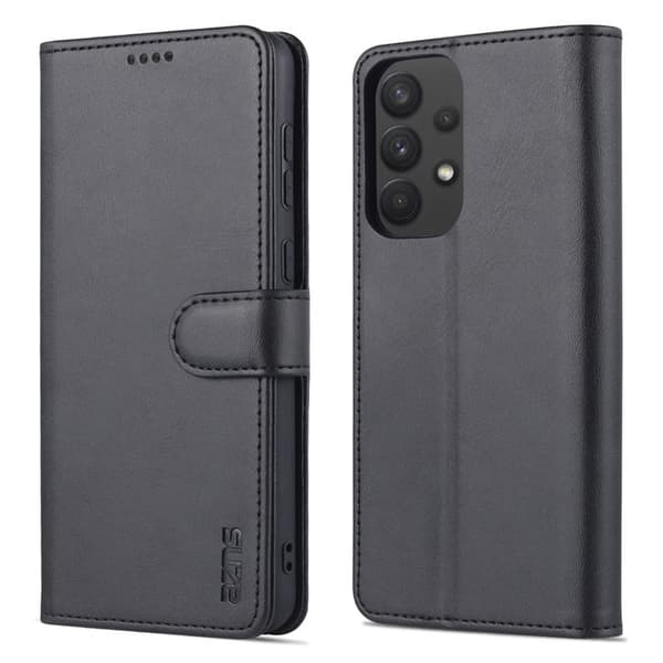 AZNS Samsung Galaxy A53 5G Plånboksfodral Konstläder - Svart
