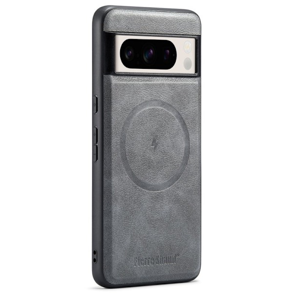 FIERRE SHANN 025 Google Pixel 8 Pro Fodral PU+TPU - Grå