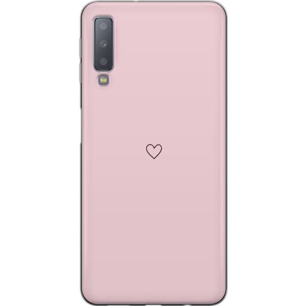 Mobilcover til Samsung Galaxy A7 (2018) med Lille Hjerte