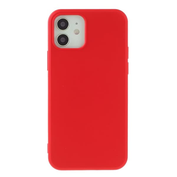 X-LEVEL Mobilskal till iPhone 12 mini i Flytande Silikon - Röd
