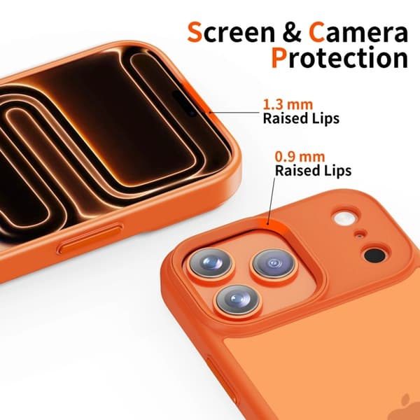 Tech-Protect telefonetui til iPhone 17 Pro Max Matte - Kosmisk Orange Orange