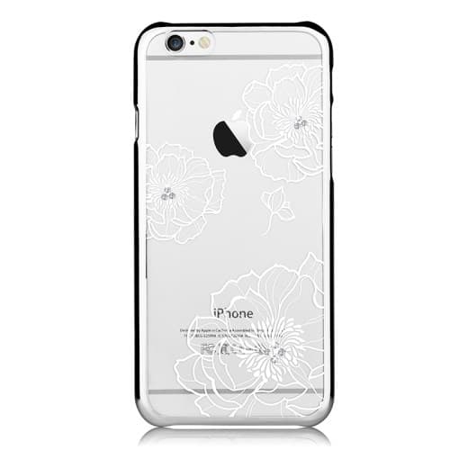 Vouni-kuori iPhone 6 / 6S - hopeakoristeilla Silver