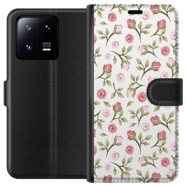 Pungcover til Xiaomi 13 Pro med Blomstret