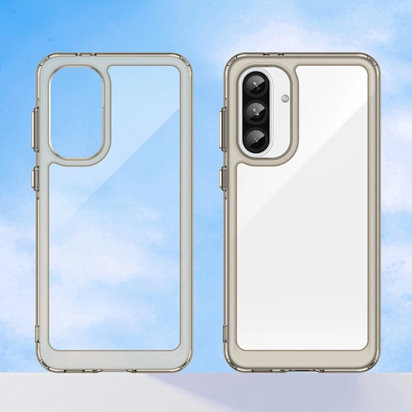 Telefontaske til Galaxy A56 Outer Space - Gennemsigtig/Sort Transparent