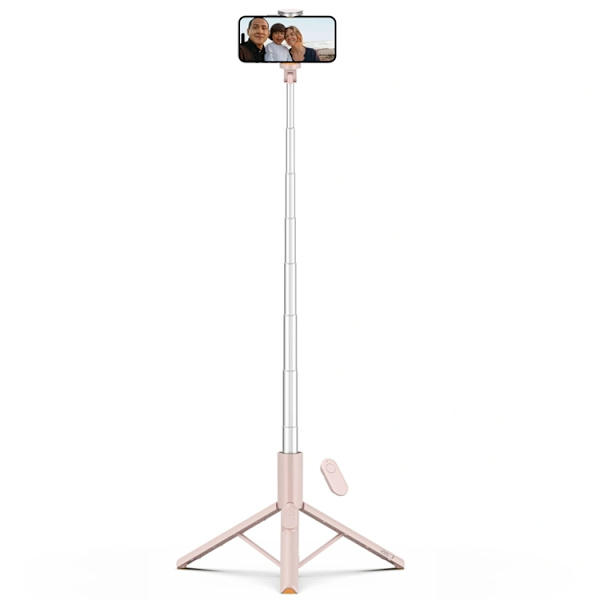 Tech-Protect Bluetooth Selfie Stick Tripod - Rosa