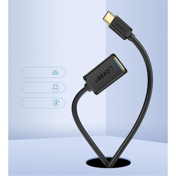 Ugreen Adapter USB-C - Svart