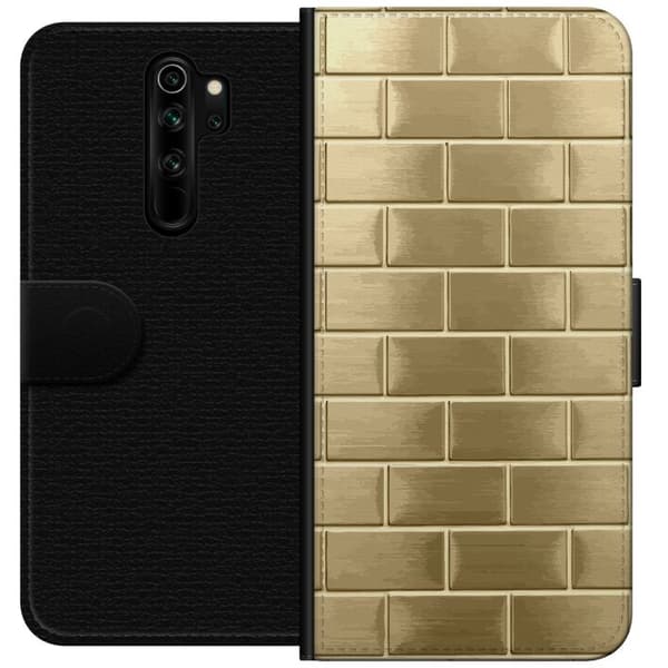 Pung Taske til Xiaomi Redmi Note 8 Pro med gyldne mursten