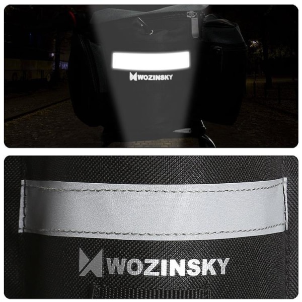 Wozinsky Cykelväska Bakkoffert med rem 6L