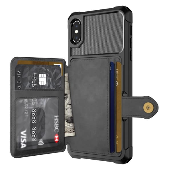 Mobilskal till iPhone XS Max - Svart Svart