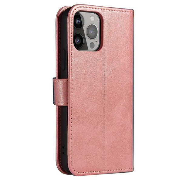 iPhone 15 Pro Plånboksfodral Magnet - Rosa Rosa