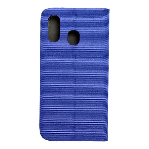 Galaxy A40 Plånboksfodral Sensitive Nylon - Blå Blå