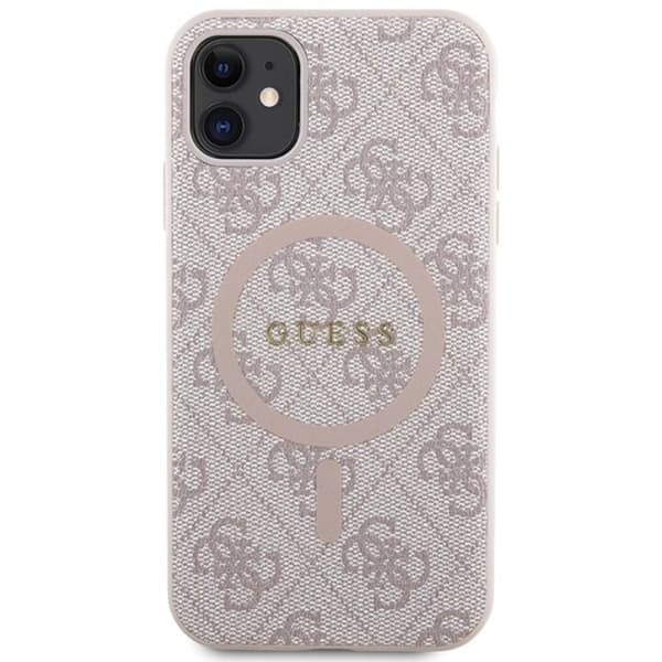 Guess iPhone 11/XR Mobilskal Magsafe 4G Collection - Rosa Rosa