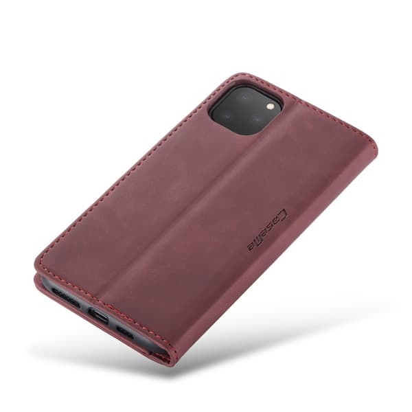 CASEME 013 Plånboksfodral iPhone 11 Pro 5.8 tum Konstläder Röd