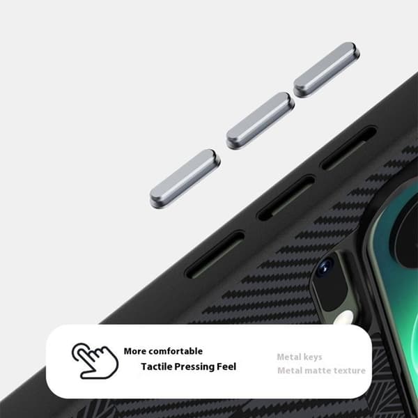 ABEEL Mobilskal till Xiaomi 17 Pro Max PC TPU Aluminium PU Läder - Textur 2