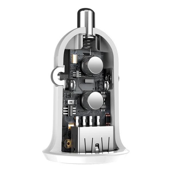BASEUS Grain Pro  Billaddare - Vit Vit