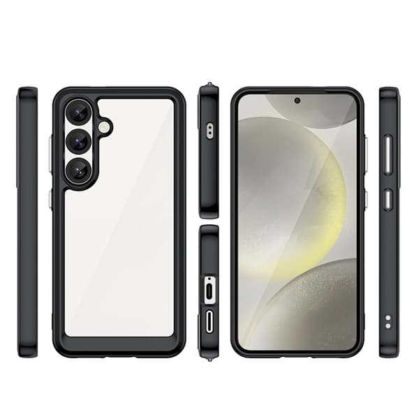 Telefontaske til Galaxy S25 Edge Outer Space - Sort Svart