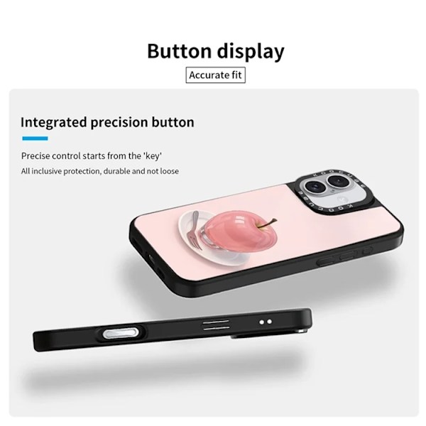 Mobilskal till iPhone 17 MagSafe Aluminium Silikon Rosa