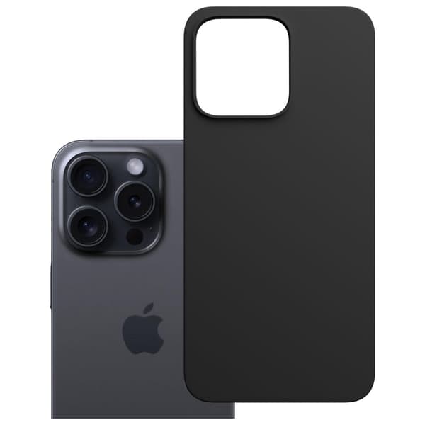 3MK Mobilskal till iPhone 16 Pro MagSafe Silikon Hardy - Grafit